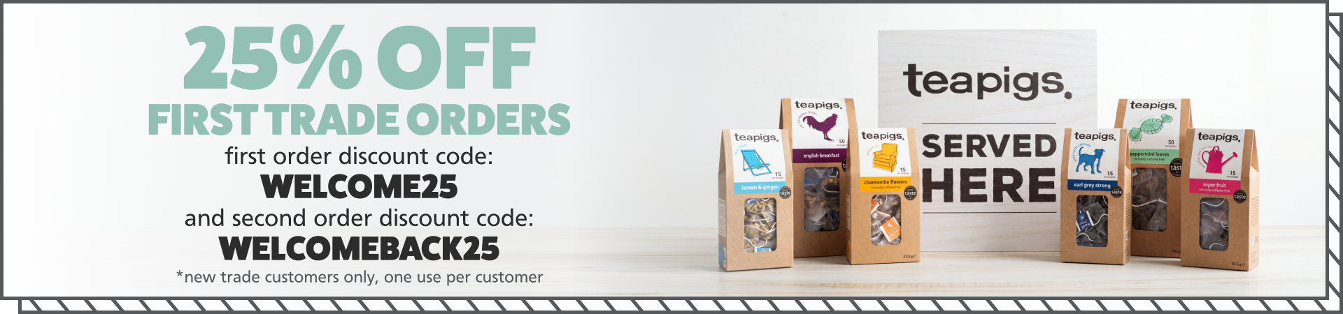 25% for first trade order